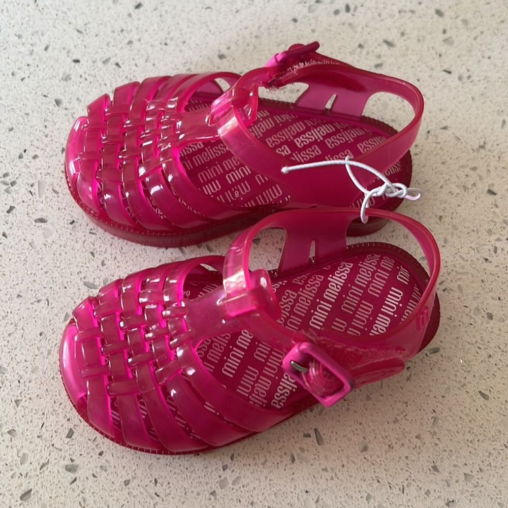 SALE💗NWOT 💗Pink MiniMelissa jelly sandals